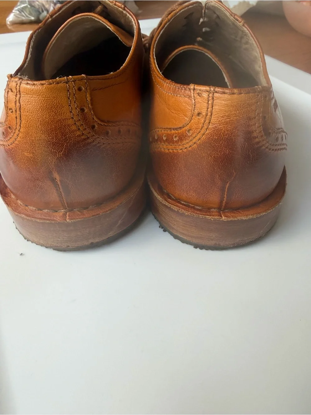 Make offer! Vintage Sebago Men’s Tan Leather Wingtip Oxfords. RARE